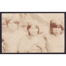 INDIOS DEL NORTE MUY RARA ANTIGUA TARJETA POSTAL